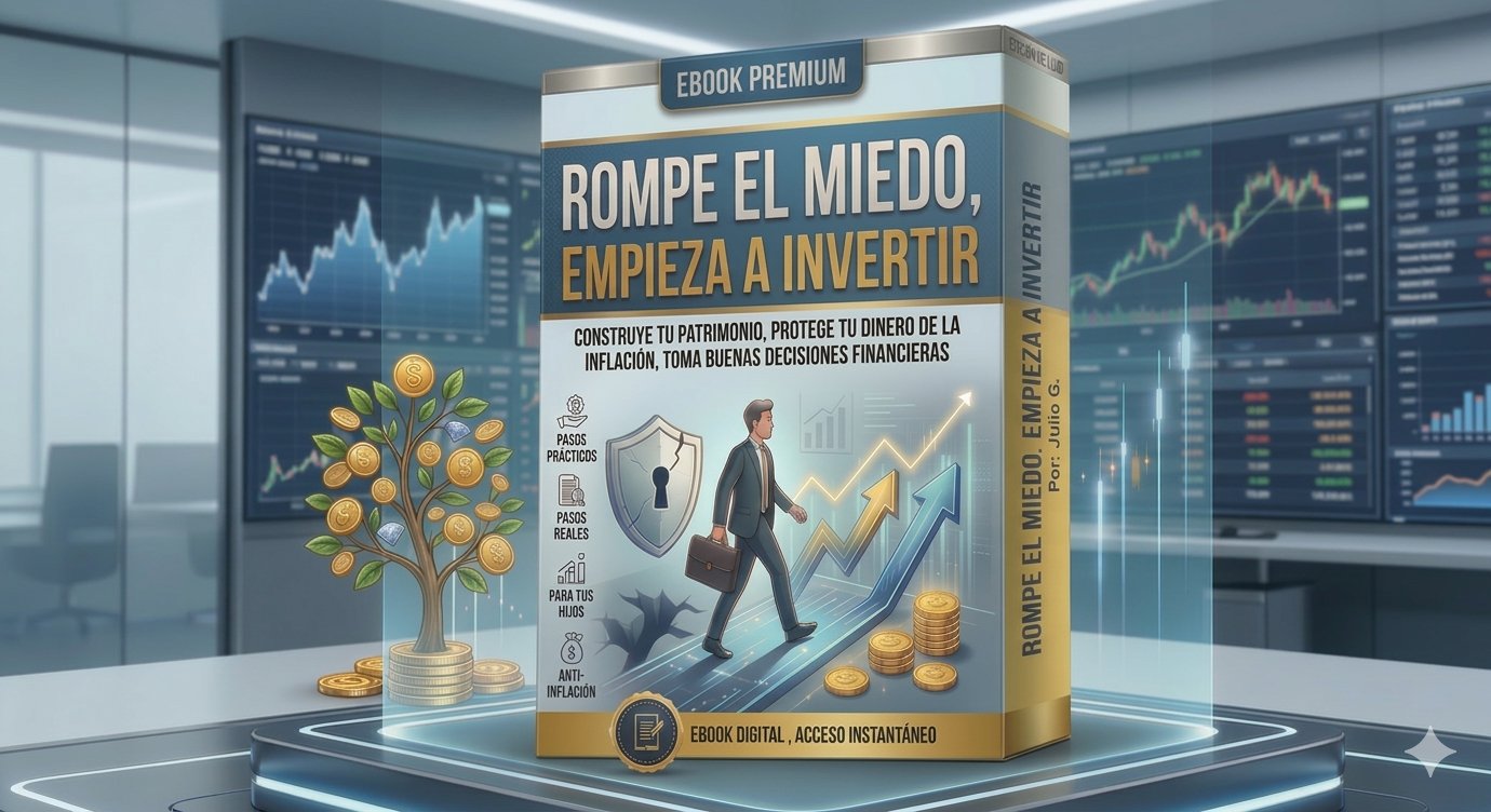 Portada del ebook Rompe el miedo, empieza a invertir — Julio G.